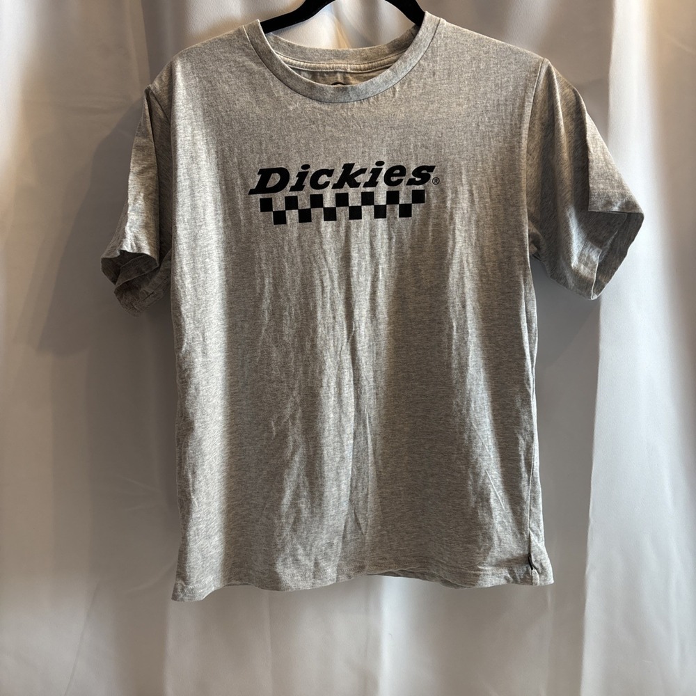 Dickies Kids Gray Unisex Logo Tee - Size‎ XL Summer